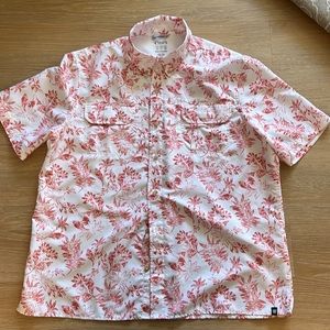 Men’s Big and Tall short sleeve Chaps button down, size XXL